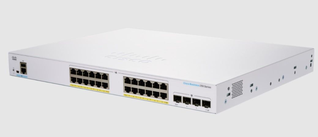 Cisco CBS250-24FP-4G-UK CBS250 24 ports Gigabit PoE