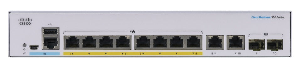 Cisco CBS350-8P-E-2G-UK CBS350 8 ports Gigabit PoE+ 60W